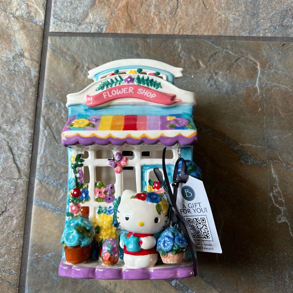 Blue Sky Floral Garden Sculpture